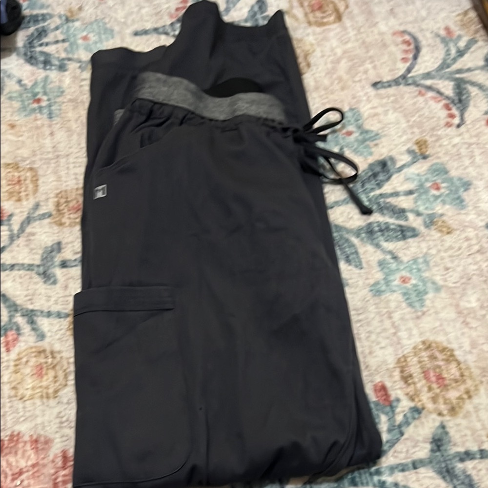 Gray scrub pants